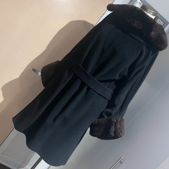 🔥❤️ RARE EUC Jean Paul GAULTIER Femme AEFFE Black Coat - Picture 8 of 12